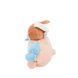 Doudou Lapin rose bleu 28 cm Nounours | Destock Baby