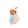 Doudou Lapin rose bleu 28 cm Nounours | Destock Baby