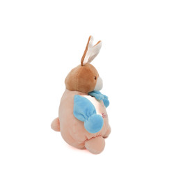 Doudou Lapin rose bleu 28 cm Nounours | Destock Baby