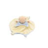 Doudou reversible lapin bleu ours jaune  Cache toi Trouve moi Nounours