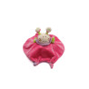 Doudou plat reversible papillon insecte rose mauve Nounours | Destock Baby