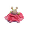 Doudou plat reversible papillon insecte rose mauve Nounours | Destock Baby