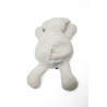 Doudou chat blanc coeur oiseau Nounours 30 cm