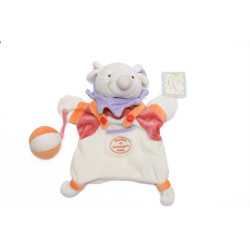DOUDOU ET COMPAGNIE - Marionnette SOURIS Agrippine avec sa balle