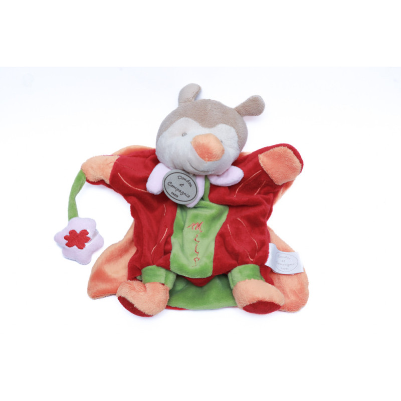 Doudou et Compagnie marionnette Papillon Miloo et sa fleur – Occasion vérifiée comme neuf – DestockBaby