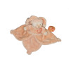 Doudou et Compagnie ours mandarine orange Douceur Macaron