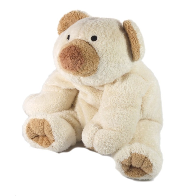 Doudou Ours beige nez marron Nicotoy The Baby Collection 20 cm (18014)