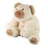 Doudou Ours beige nez marron Nicotoy The Baby Collection 20 cm (18014)