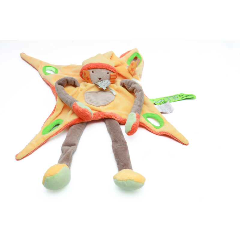 Doudou et Compagnie lutin plat Tatoo Mandarine DC2662 comme neuf | Destock Baby