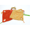 DOUDOU ET COMPAGNIE Ours indien Tatoo poignee ours orange mandarine jaune chez vous des demain