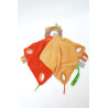 DOUDOU ET COMPAGNIE Ours indien Tatoo poignee ours orange mandarine jaune chez vous des demain