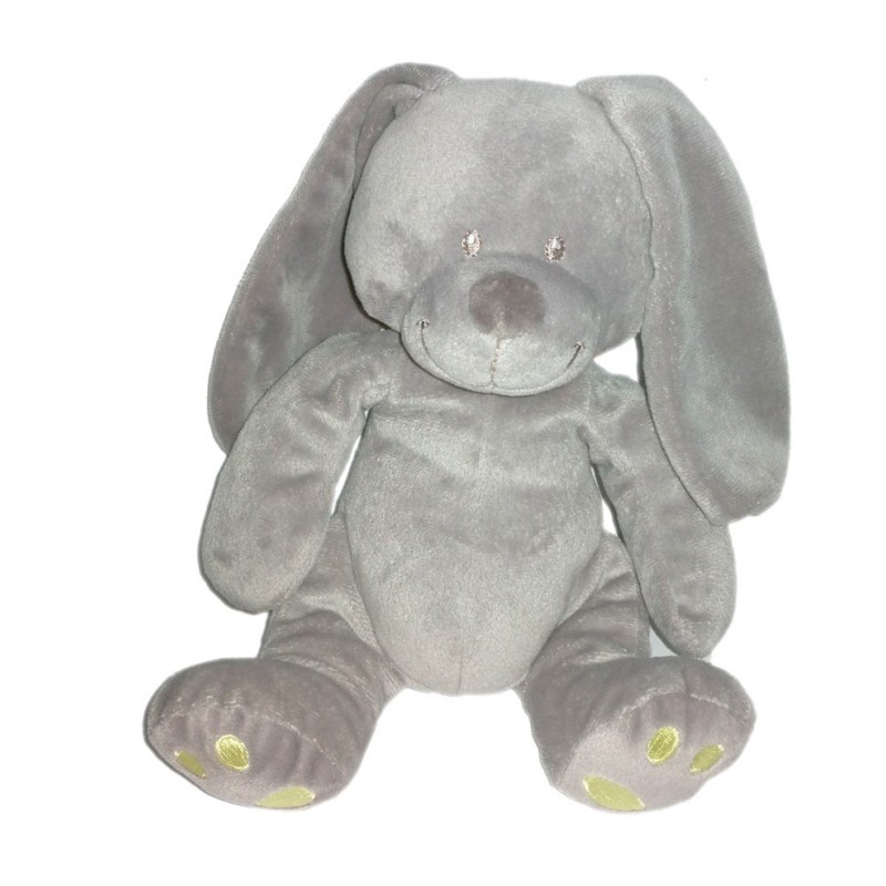doudou-peluche-lapin-gris-jaune-fluo-simba-nicotoy-kiabi-26-cm-5690029 (16579)