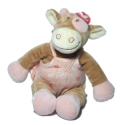 Noukies - Doudou Vache Lola beige rose 26 cm (17896)