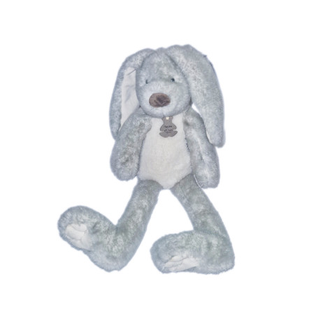 Peluche doudou lapin Fluffy Gris Perle 42 cm Histoire d'Ours | Destock Baby