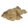Peluche chien beige marron longs poils 35 cm GIPSY SA Potier Vandier | Destock Baby
