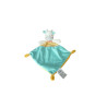 Doudou vache plat bleu jaune - Mots d'Enfants