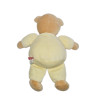 Doudou Ours jaune losanges bleus 26 cm TEX | Destock Baby
