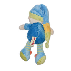 Doudou peluche Lutin bleu vert étoiles 26 cm NICOTOY Simba | Destock Baby