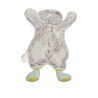 Doudou plat Ours beige Biscotte et Pompon MOULIN ROTY | Destock Baby
