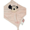 Doudou plat Minnie Mouse rose blanc rayures Disney Baby Primark Cares | Destock Baby