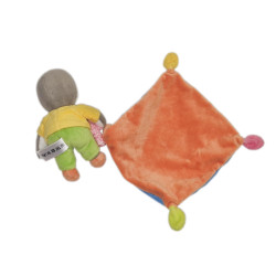 Doudou T'choupi mouchoir bleu orange NICOTOY Simba | Destock Baby