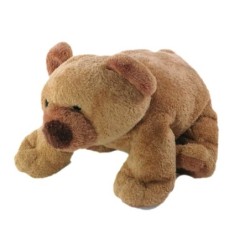Peluche doudou Ours polaire brun marron TY Nicotoy Orchestra 22 cm (20702)