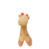 Doudou girafe jaune orange Kiabi bébé grelot 22 cm