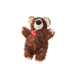 Peluche doudou ours brun marron beige Trudi 26 cm | Destock Baby