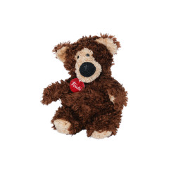 Peluche doudou ours brun marron beige Trudi 26 cm | Destock Baby