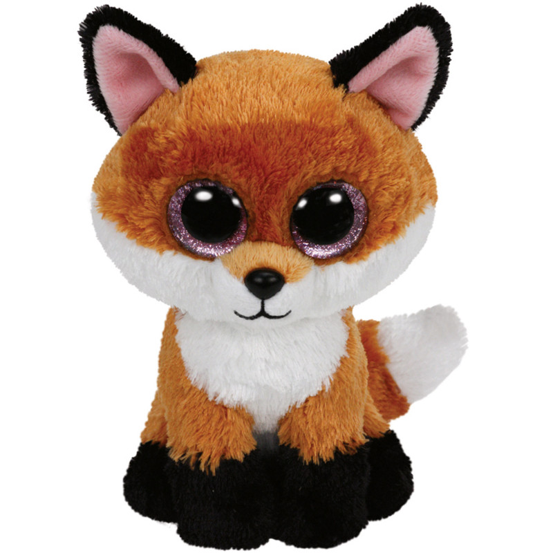 Peluche TY Beanie Boo's Slick le renard 25 cm | Destock Baby