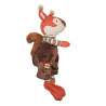 Doudou écureuil Jumpy orange marron BUKOWSKI | Destock Baby