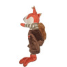 Doudou écureuil Jumpy orange marron BUKOWSKI | Destock Baby