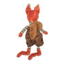 Doudou écureuil Jumpy orange marron BUKOWSKI | Destock Baby