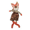 Doudou écureuil Jumpy orange marron BUKOWSKI | Destock Baby