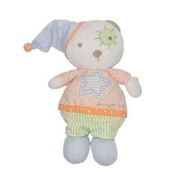 Doudou ours blanc Beauty Sleep BABYSUN | Destock Baby