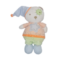 Doudou ours blanc Beauty Sleep BABYSUN | Destock Baby