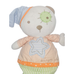 Doudou ours blanc Beauty Sleep BABYSUN | Destock Baby
