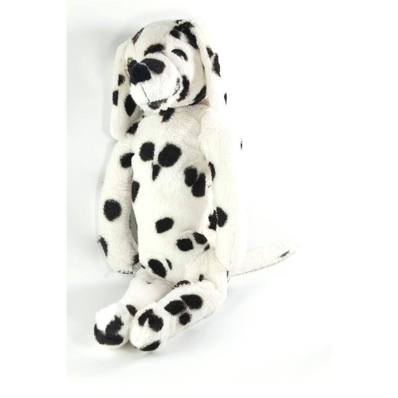 Doudou peluche chien Dalmatien blanc taches noires IKEA 38 cm | Destock Baby