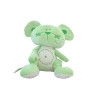 Doudou peluche souris verte ORCHESTRA 24 cm | Destock Baby