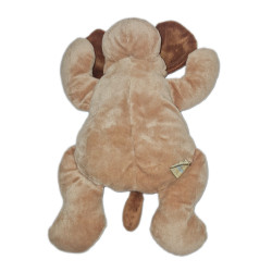 Doudou Chien beige marron allonge 20 cm Orchestra chez vous des demain