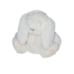 Doudou peluche musical lapin Augustin blanc écru Tartine et Chocolat