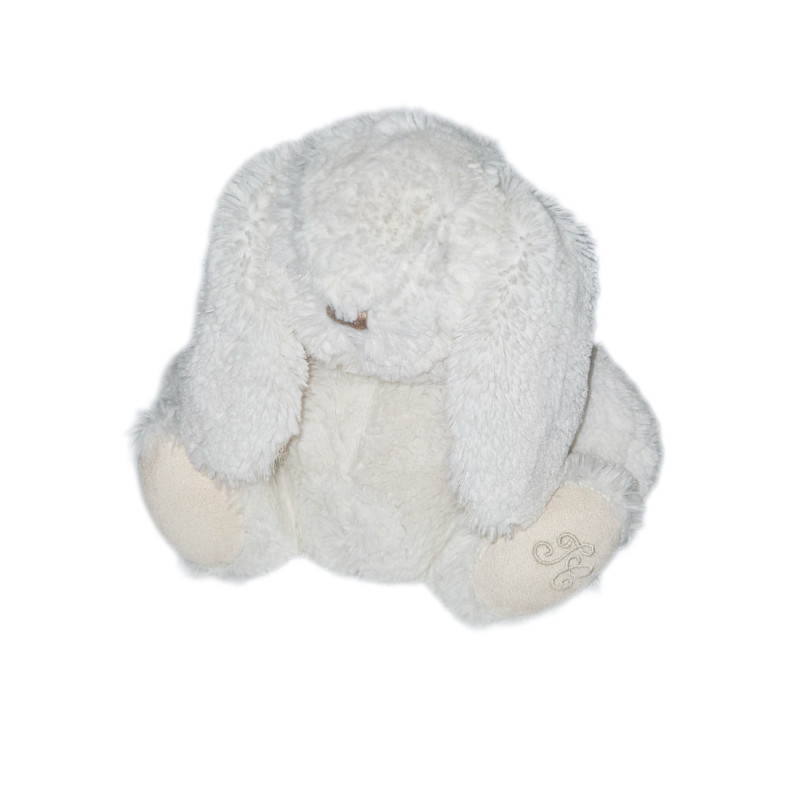 Doudou peluche musical lapin Augustin blanc écru Tartine et Chocolat