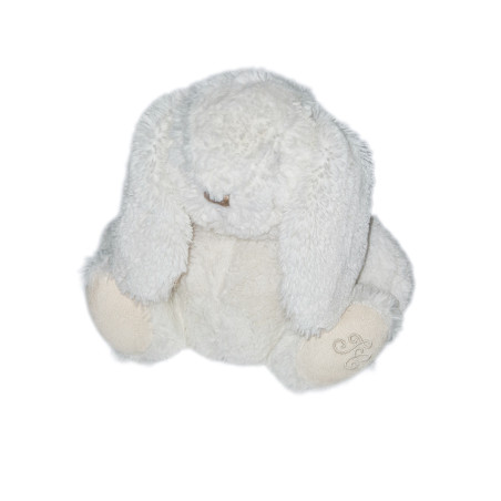 Doudou peluche musical lapin Augustin blanc écru Tartine et Chocolat