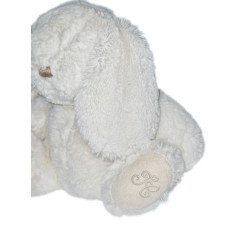 Doudou musical lapin Augustin blanc écru Tartine et Chocolat | Destock Baby