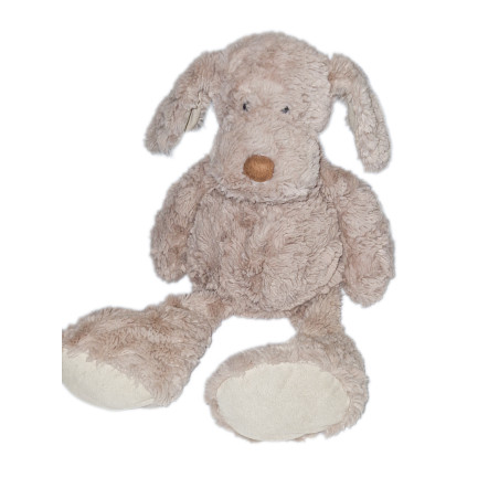 Doudou peluche chien marron glacé beige Jellycat London Skiffles 38 cm