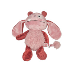 Doudou peluche monstre rose bordeaux NICI 30 cm | Destock Baby