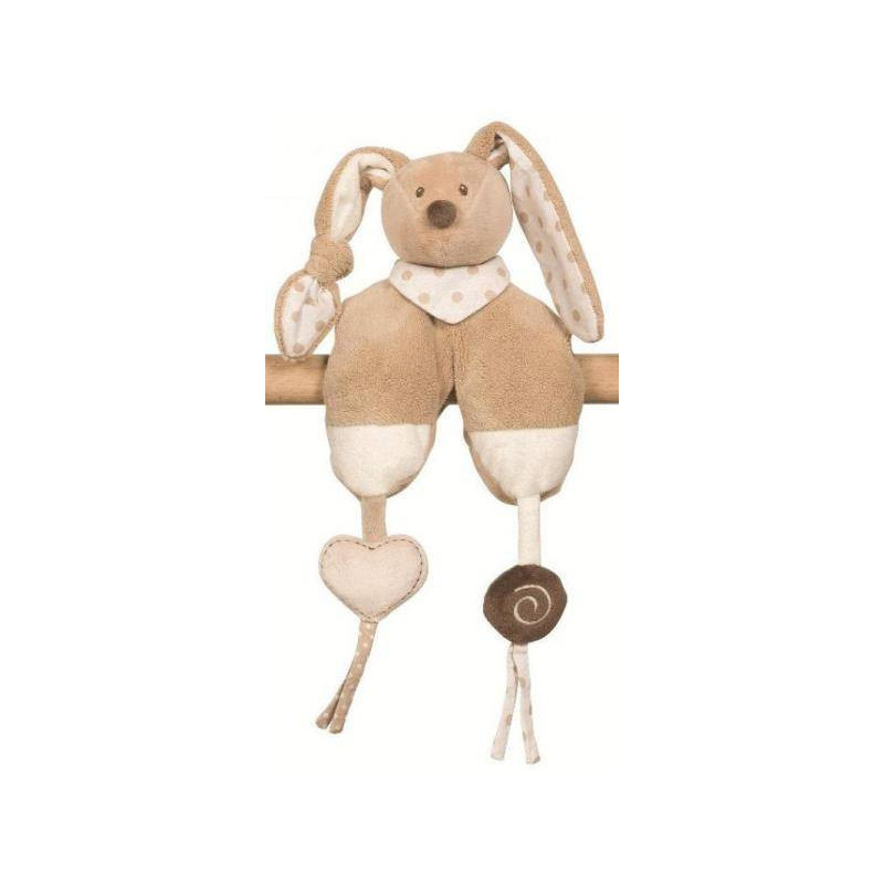 Doudou peluche lapin Cappuccino Maxi Toy Nattou 20 cm | Destock Baby