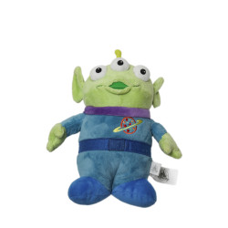 Peluche Alien Toy Story Disney Parks Disneyland extraterrestre vert bleu 33 cm