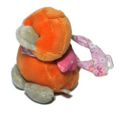 Peluche Musicale doudou Canard NOUKIE'S Iris et Babette orange 14 cm (17898)