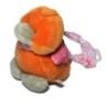 Peluche Musicale doudou Canard NOUKIE'S Iris et Babette orange 14 cm (17898)